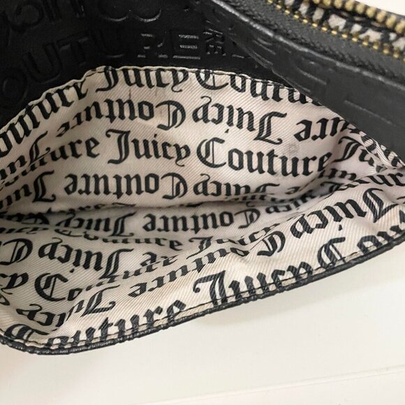 Juicy Couture Small Bag Crossbody Purse Debossed Faux Leather Shoulder Bag Flaws - Picture 15 of 16